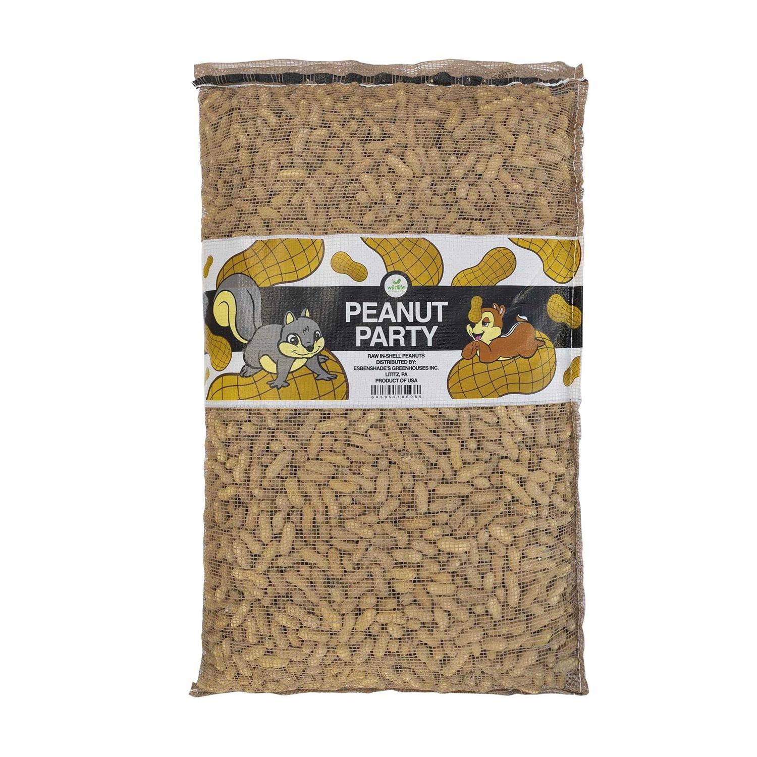 Wildlife Elements Peanut Party In-Shell Peanuts For Birds
