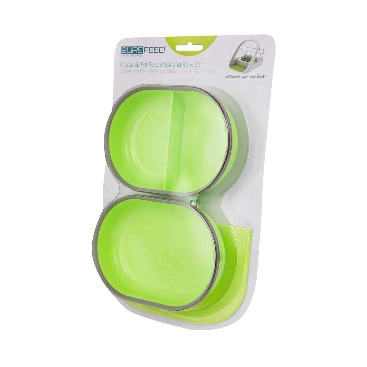 SureFeed Pet Bowl and Mat Set