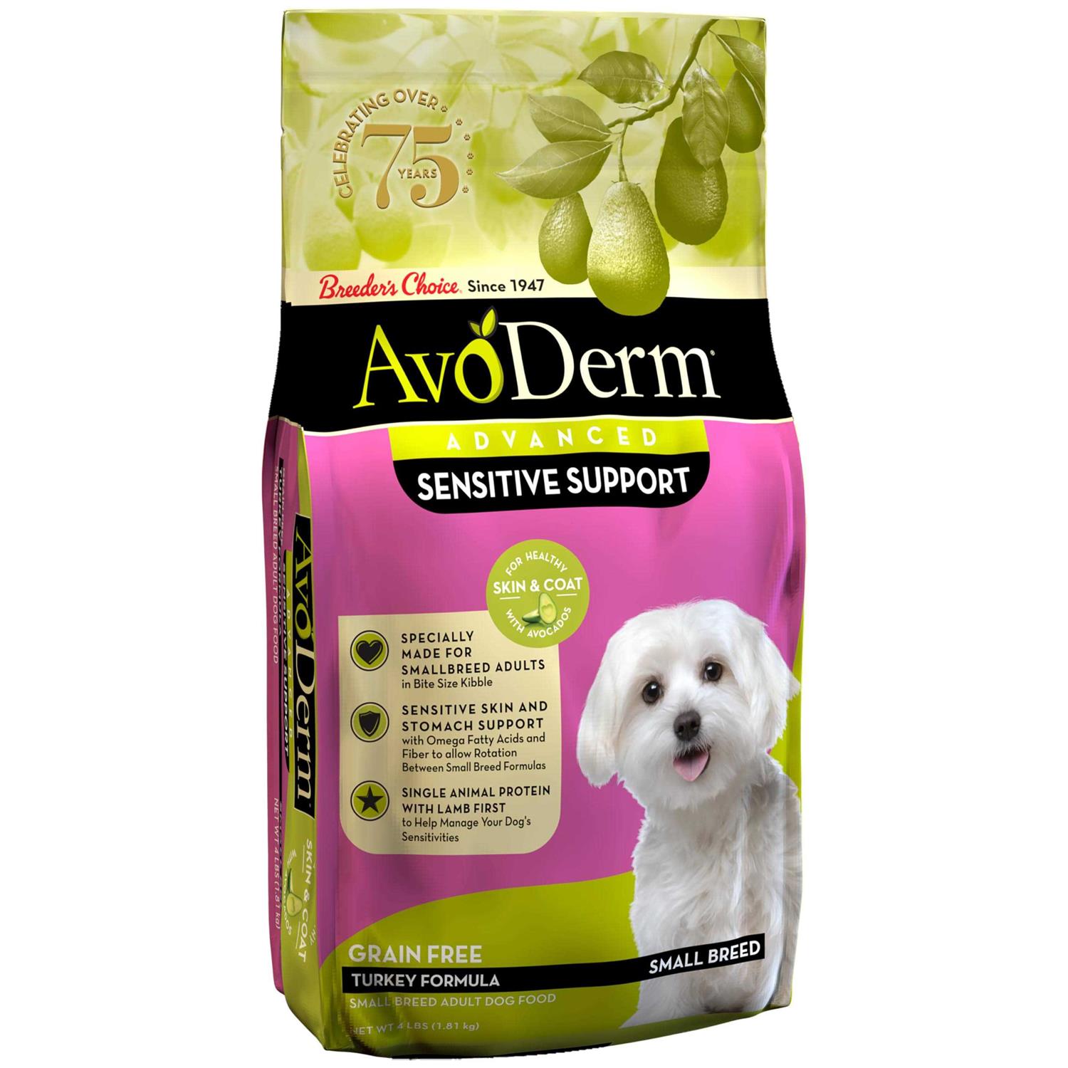 AvoDerm Revolving Menu Turkey Recipe Small Breed Dry Dog Food 4lb