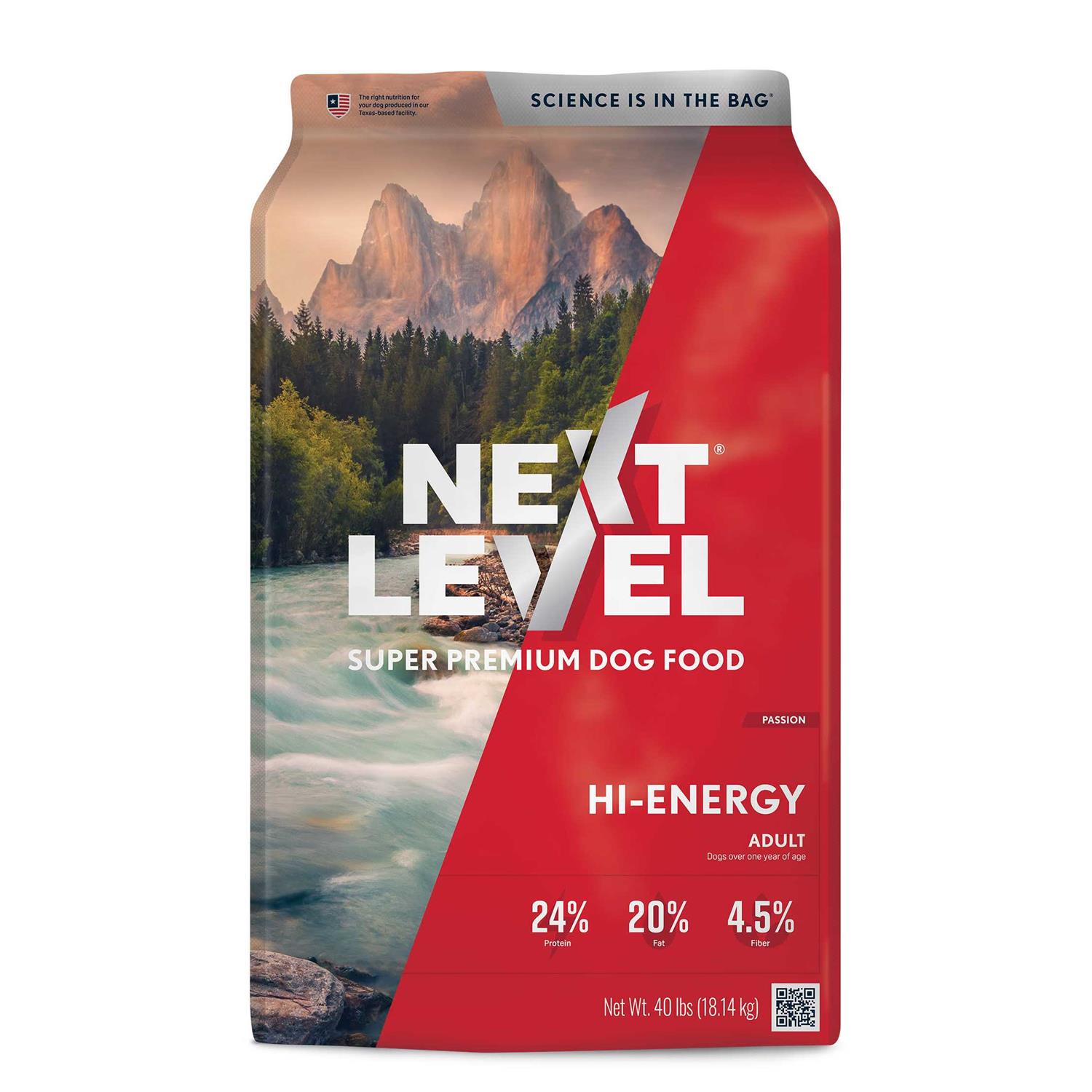 Next Level Hi-Energy Adult Dry Dog Food