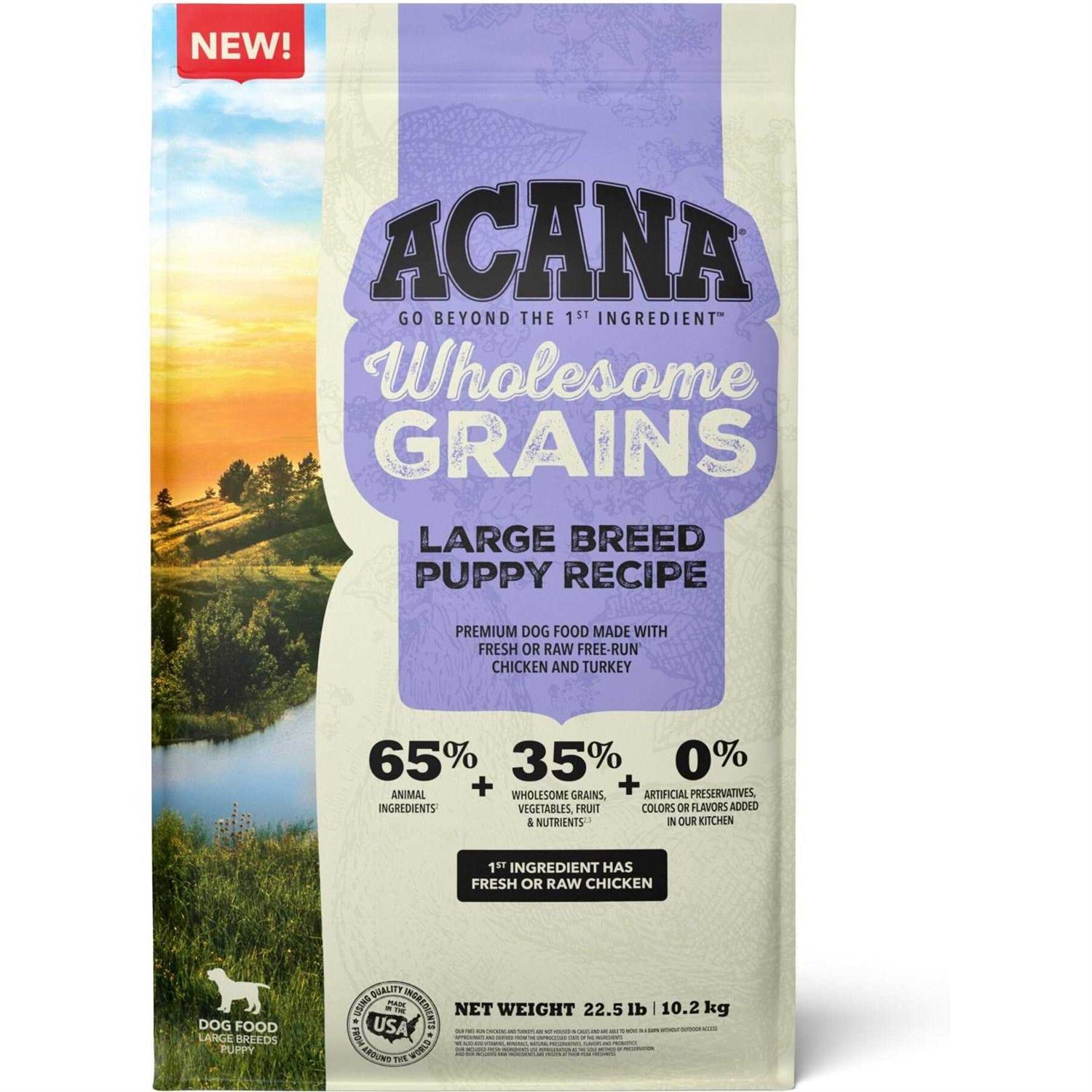 Acana Wholesome Grains Puppy Recipe Dry Dog Food