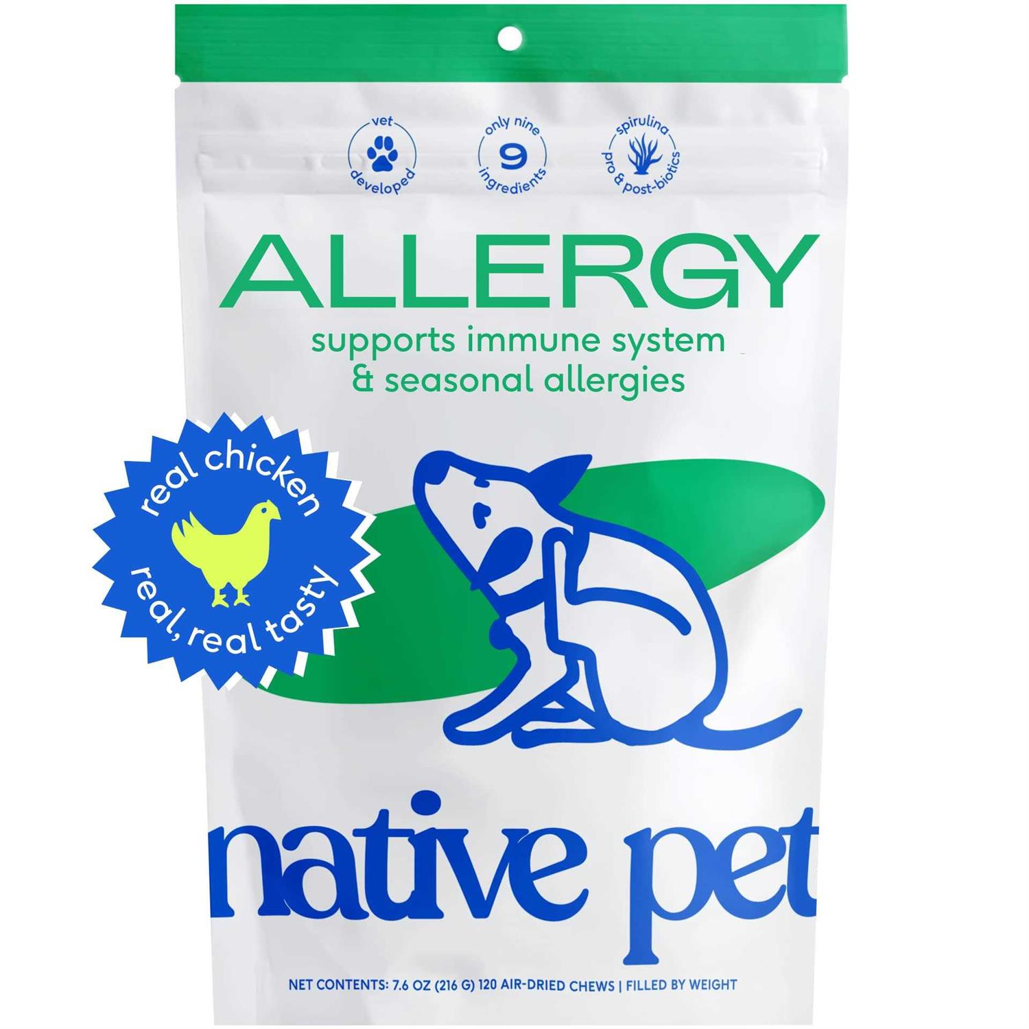 Native Pet Allergy Chews for Dogs