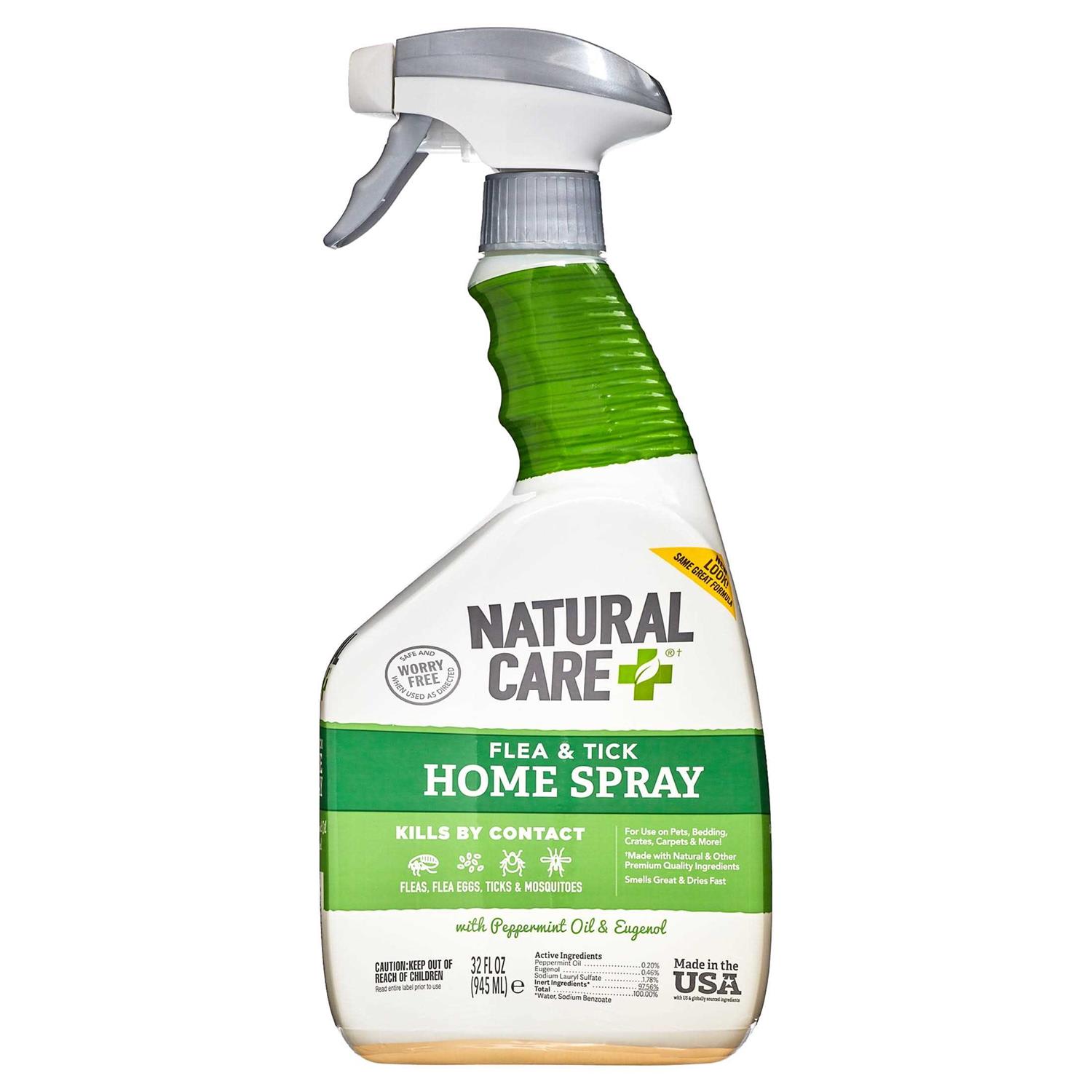 Natural Care Flea and Tick Home Spray for Dogs, Cats and Home