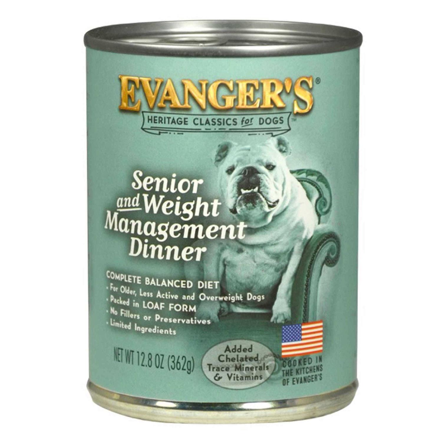 Evanger’s Heritage Classic Senior Weight Management Wet Dog Food