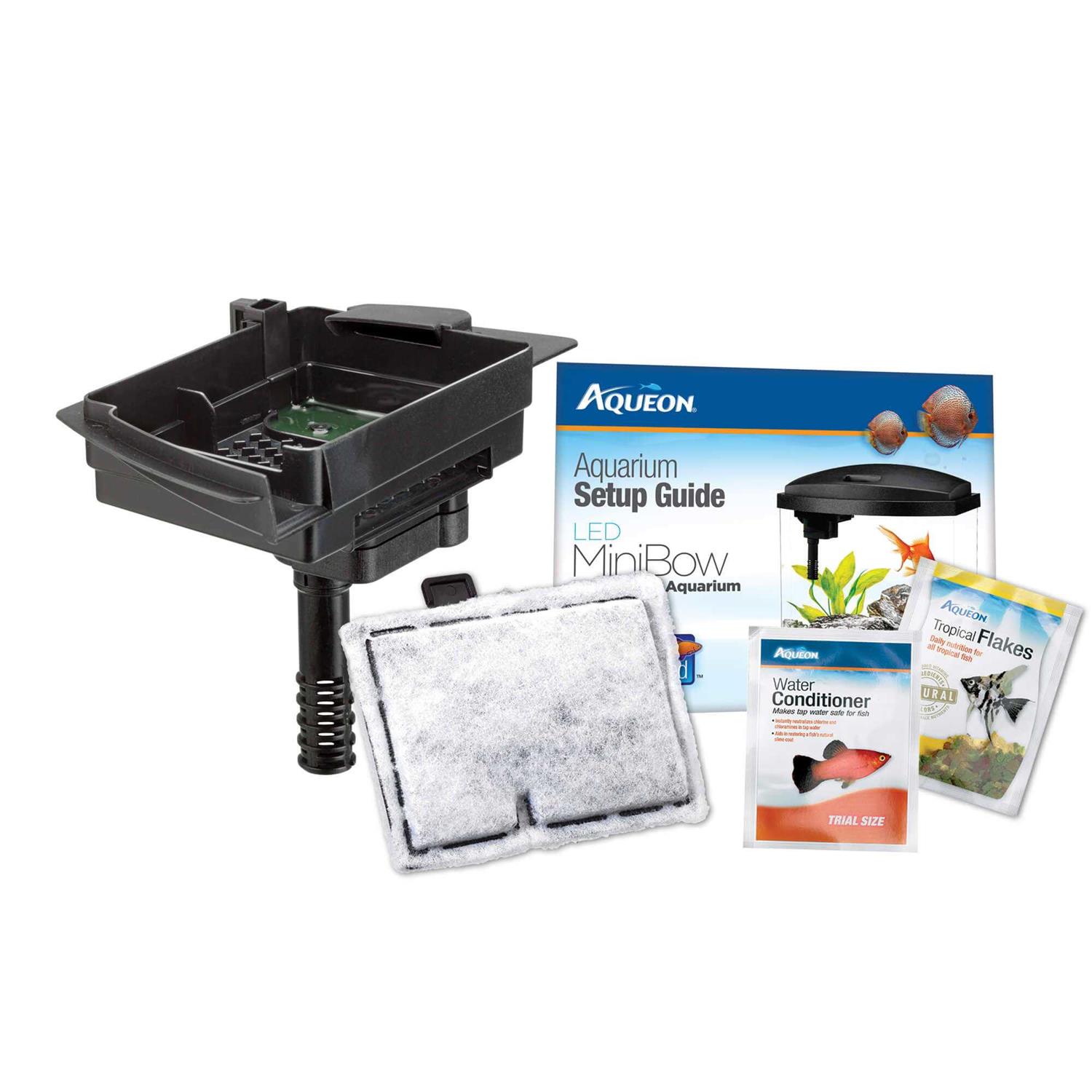 Aqueon LED MiniBow SmartClean Aquarium Kit