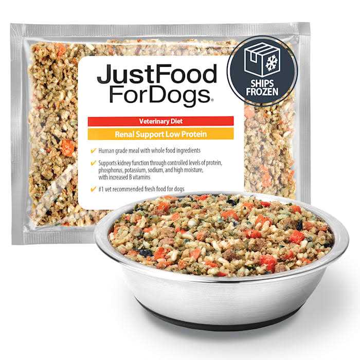 JustFoodForDogs Renal Support Low Protein Diet