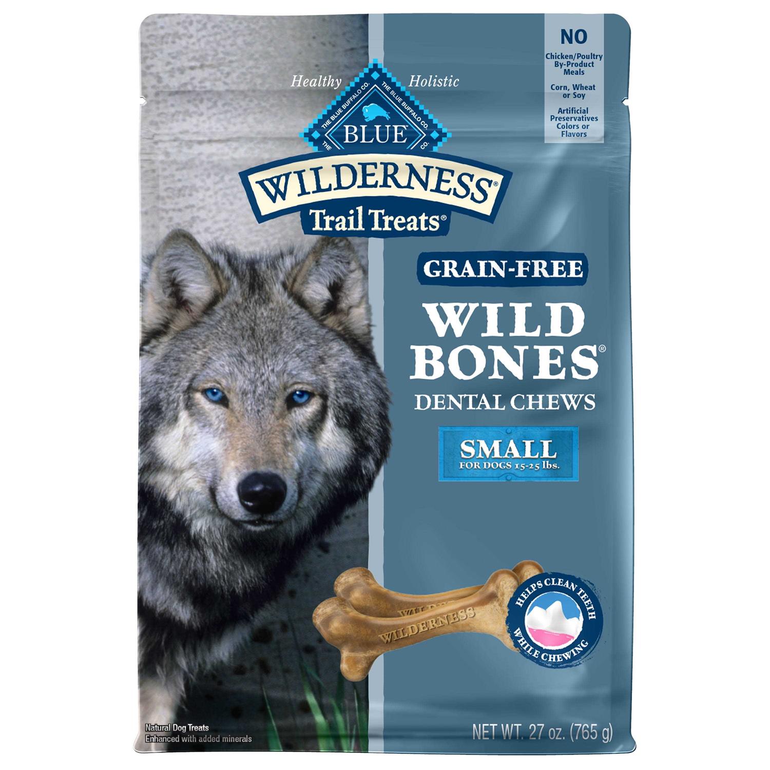 Blue Buffalo Wilderness Wild Bones Dental Dog Treats