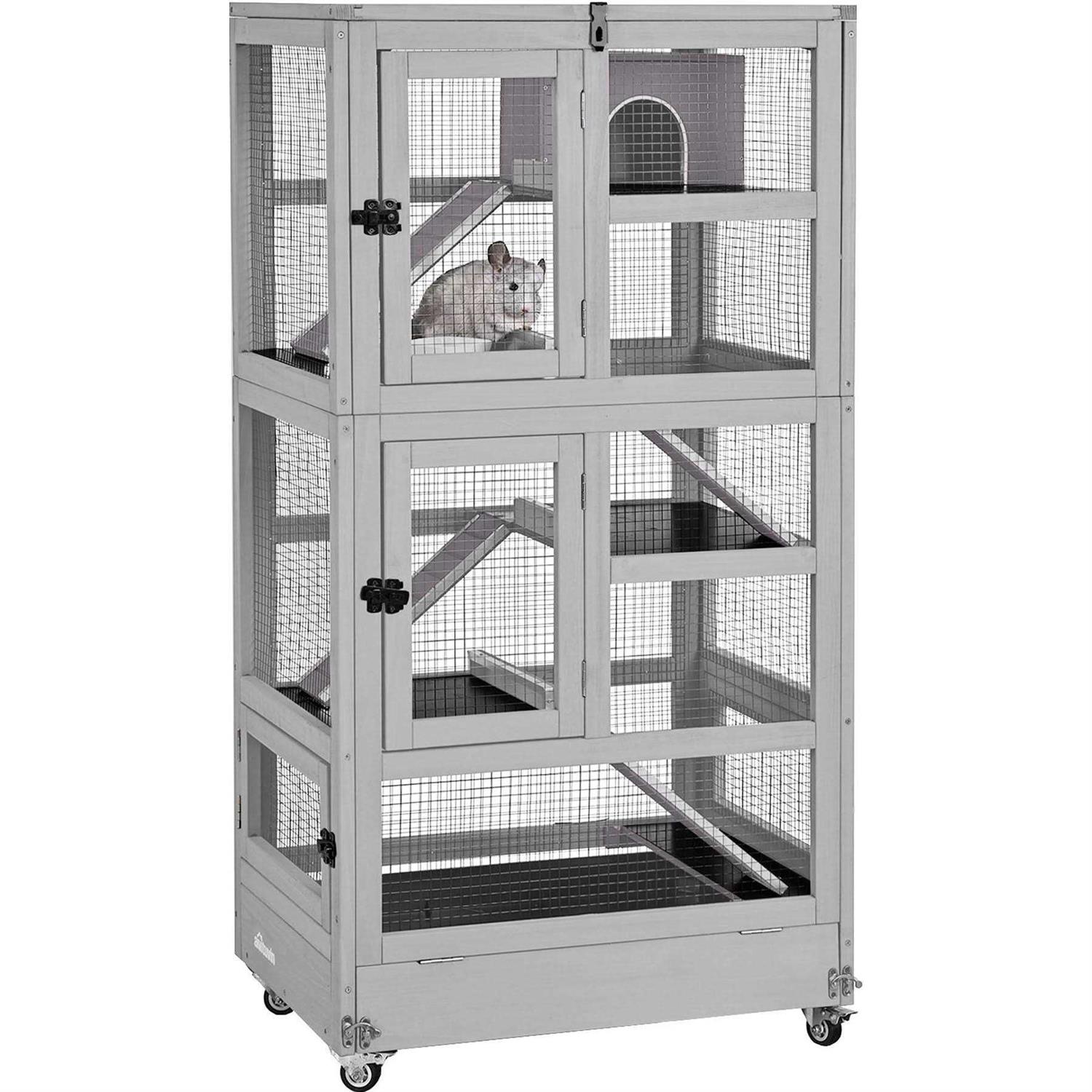 Aivituvin Wooden Ferret Cage AIR38-1