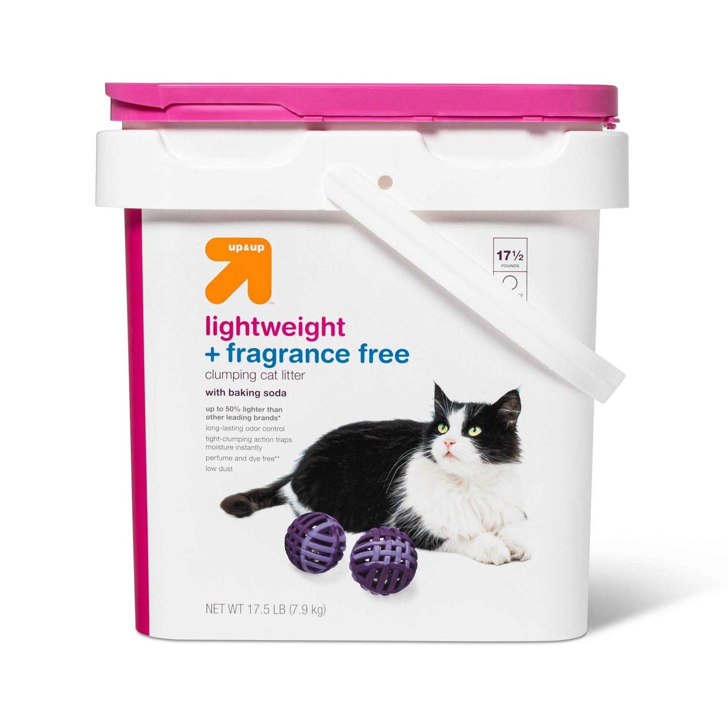 up & up Fragrance Free with Baking Soda Lightweight Clumping Cat Litter