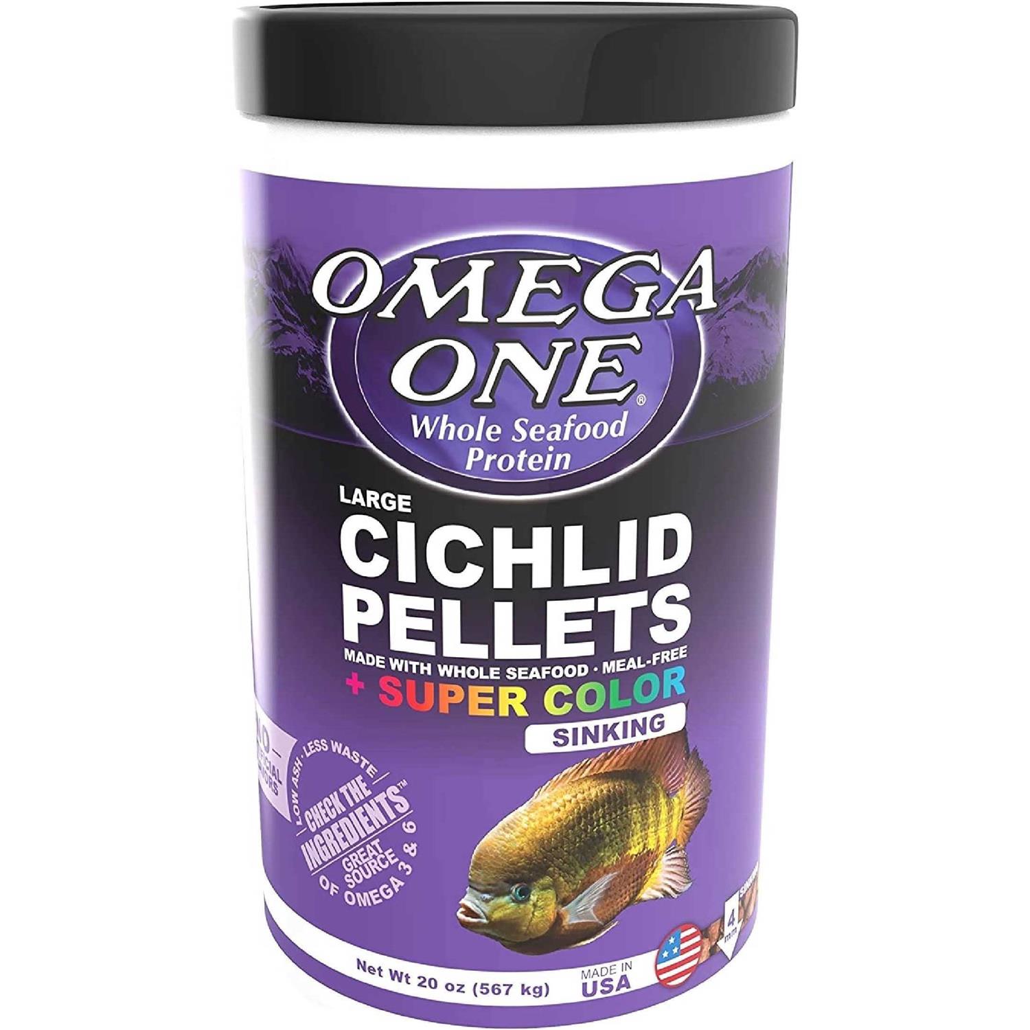 Omega One Super Color Large Sinking Cichlid Pellets