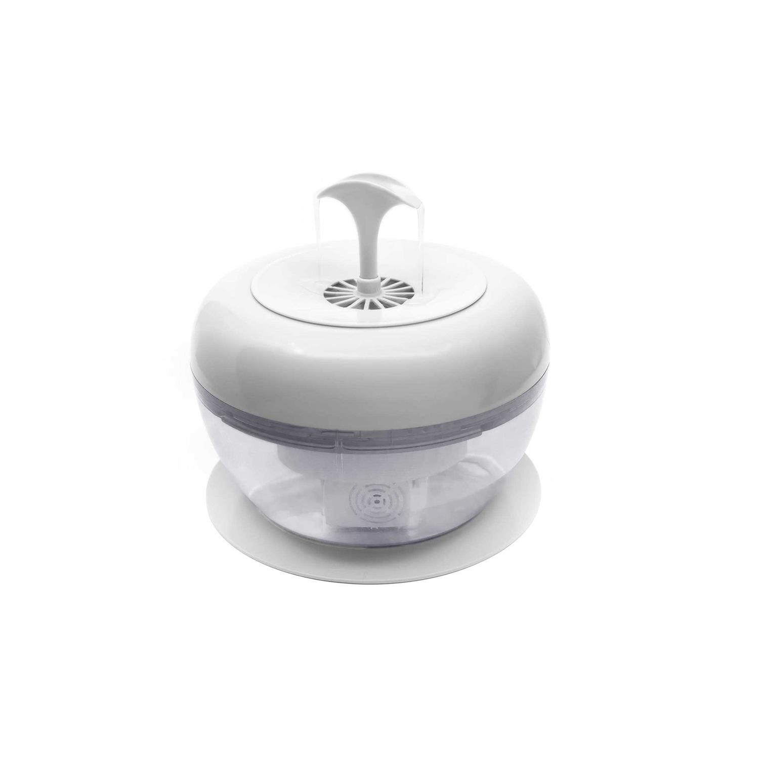 IntelliLeash PURRoducts Purrfect Water Fountain for Cats and Small Dogs with Premium 5-Layer Filter That Lasts Up To Two Months. Splash Free and Tip