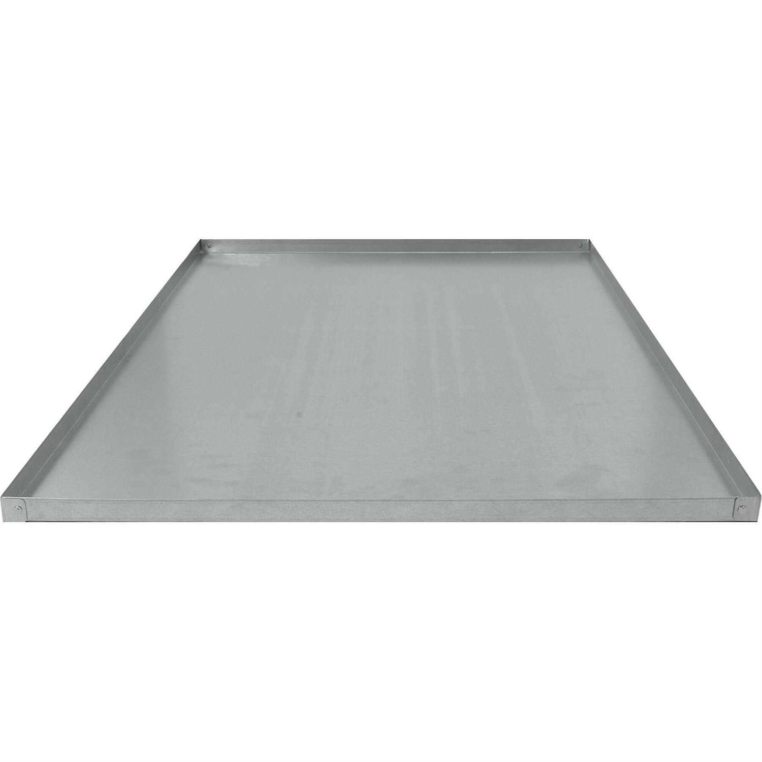KOPEKS Galvanized Metal Tray for Dog Crates, Pet Kennels, Restaurant Grease Traps, and Floor Protection