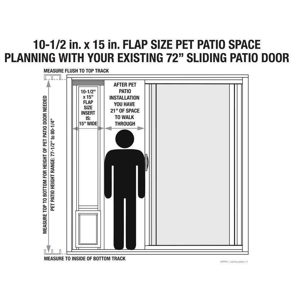 Ideal Pet Products Fast Fit Pet Patio Door