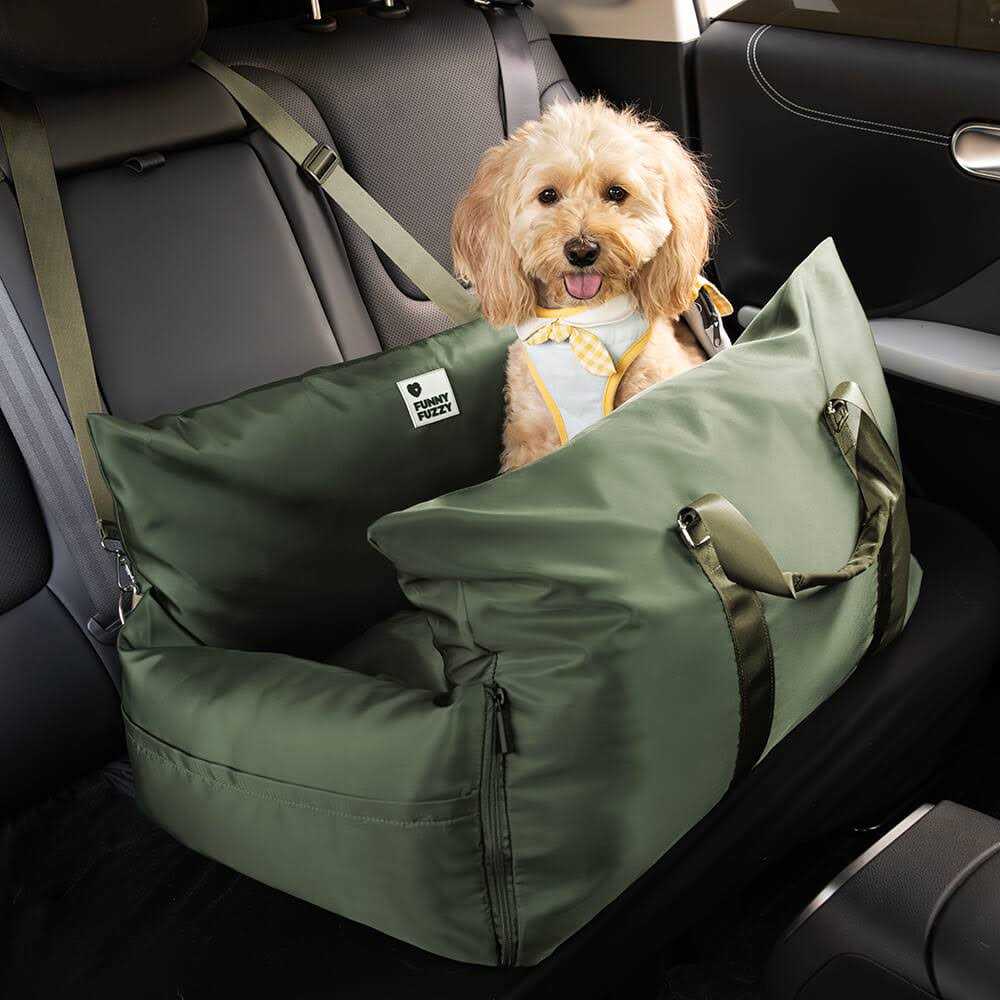 Funnyfuzzy Dog Car Seat Bed First Class