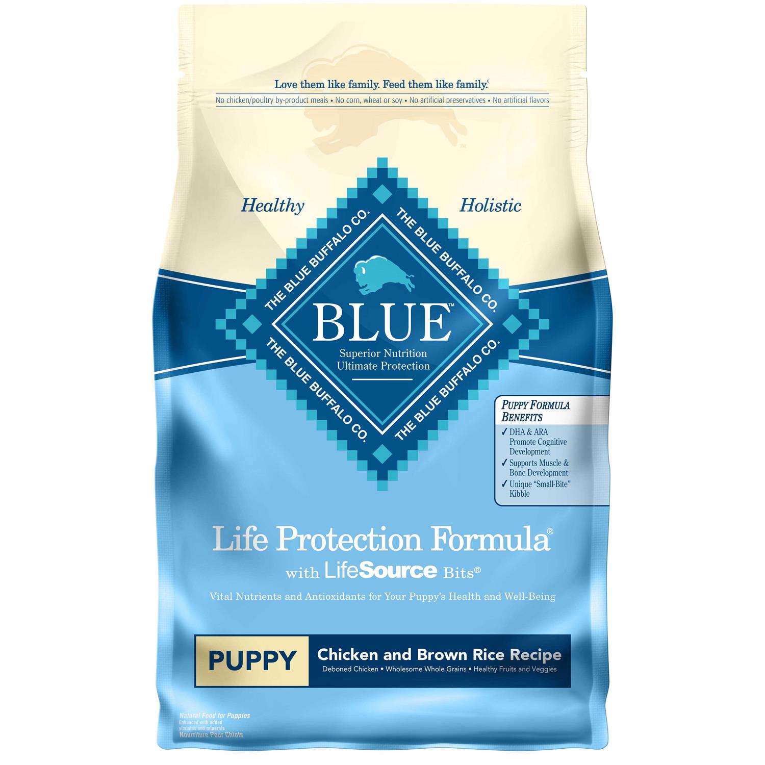 Blue Buffalo Life Protection Formula Chicken & Brown Rice Dry Puppy Dog Food