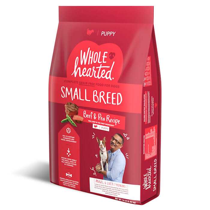 WholeHearted Grain Free Breed Beef Pea Recipe Dry Puppy Food