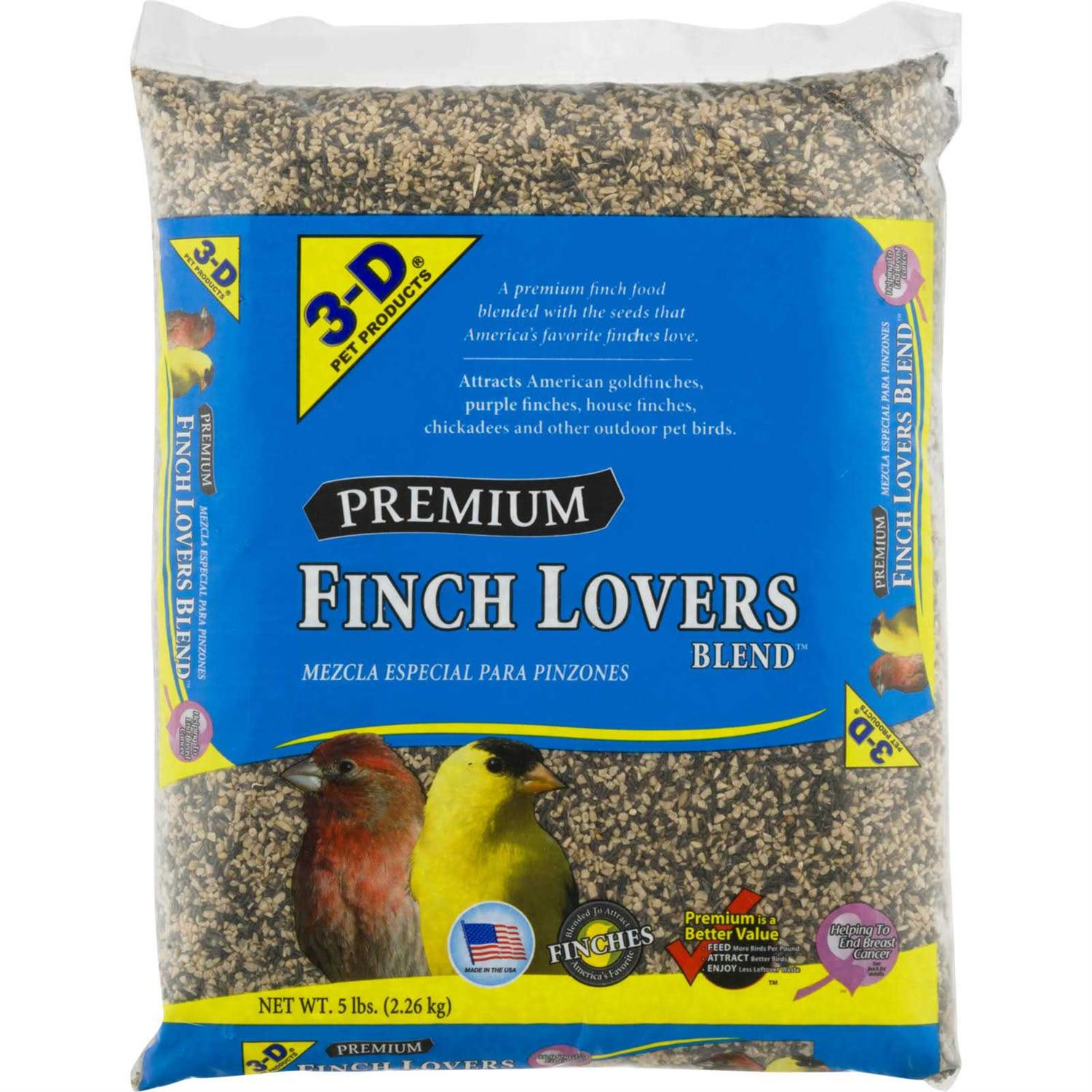 3-d Pet Products Premium Finch Lovers Blend Bird Seed