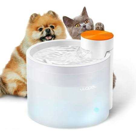 Wopet Pet Dog Cat Water Fountains Dispenser