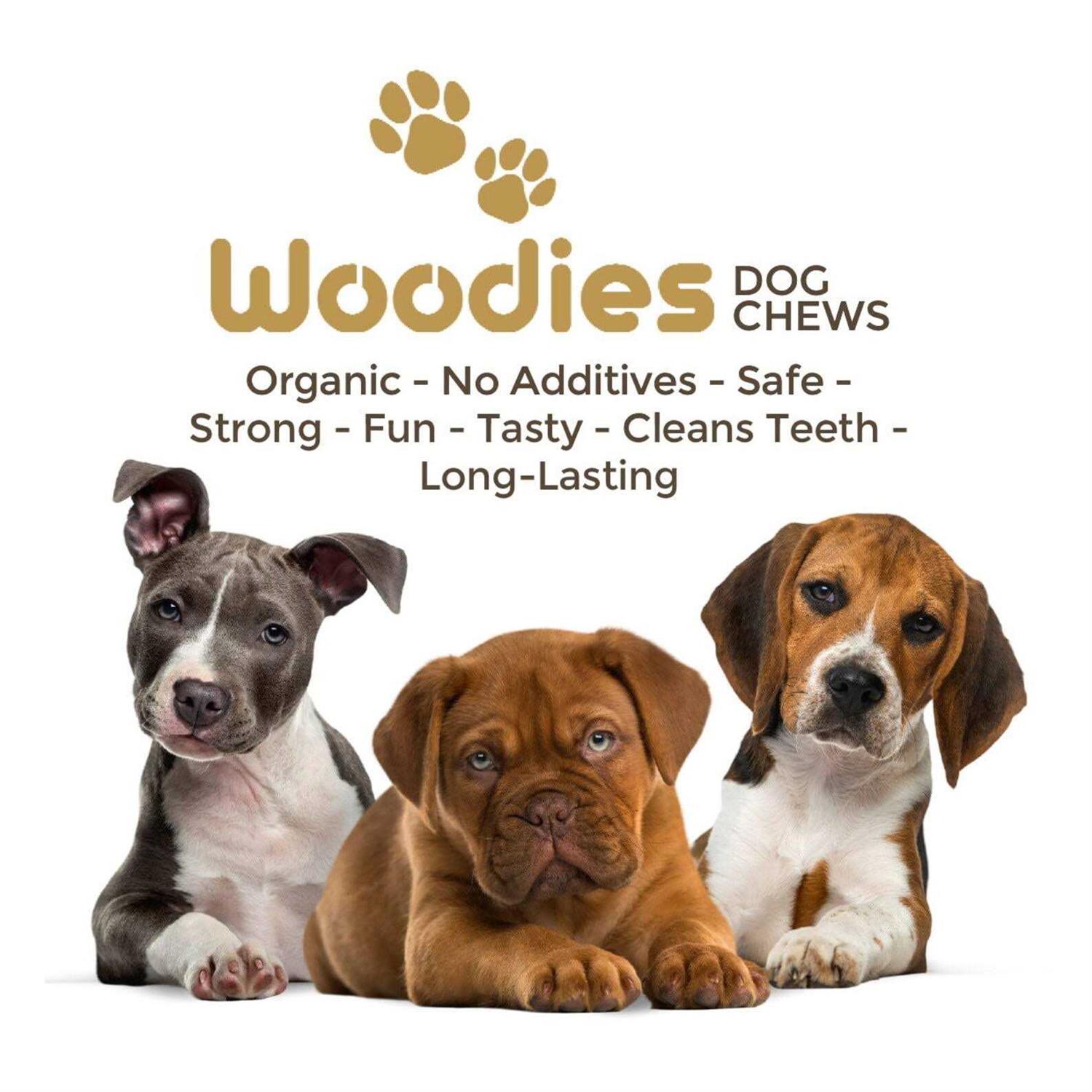 Woodies Dog Chew Toys All-Natural Coffee Wood Strong