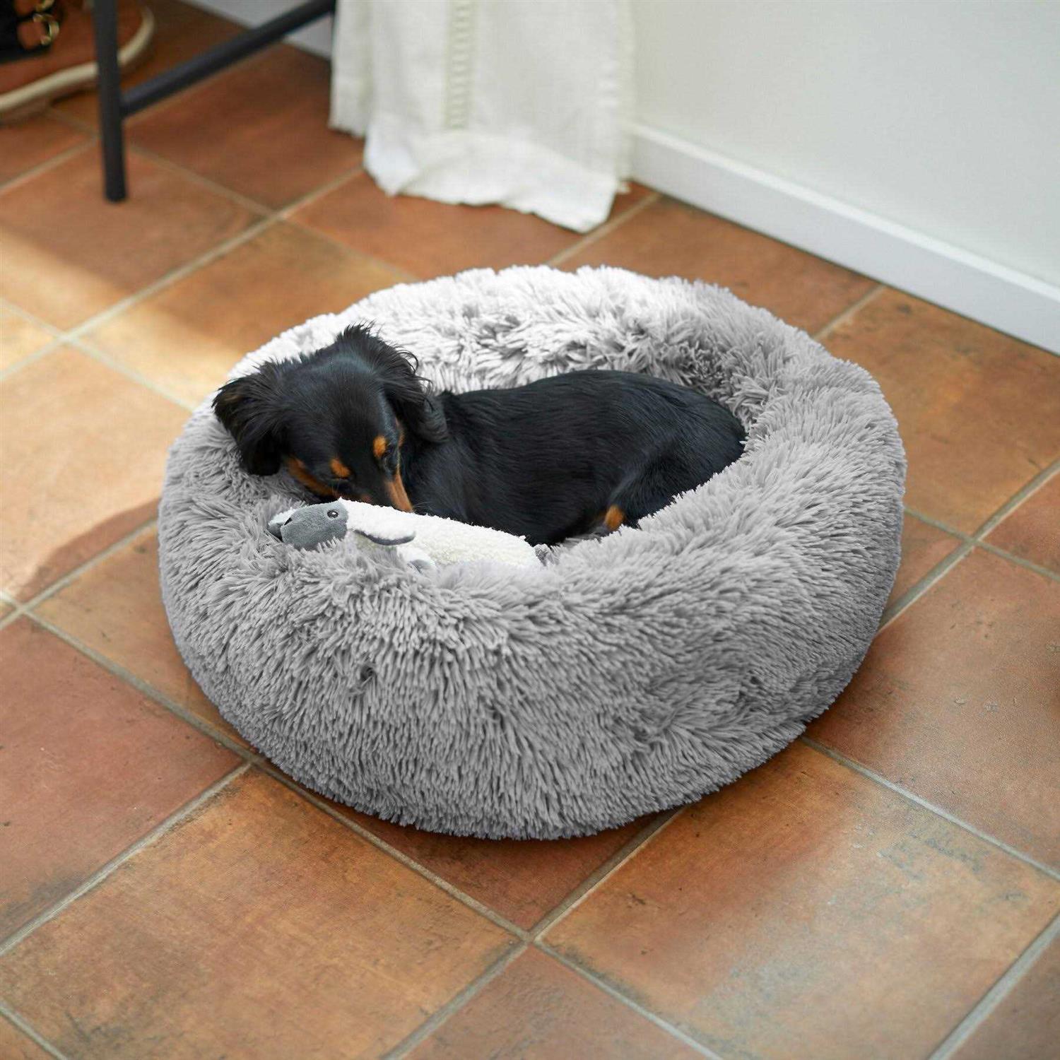 Frisco Eyelash Cat Dog Bolster Bed