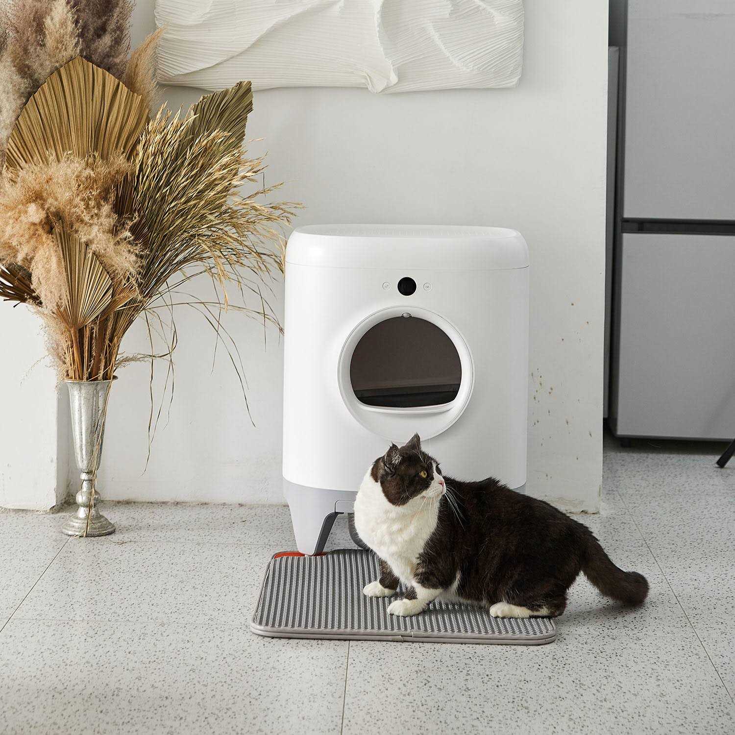 Petkit PuraX Self-Cleaning Wifi Enabled Automatic Cat Litter Box for Multiple Cats with Litter Mat