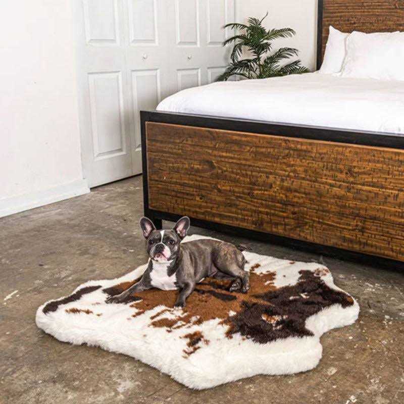 Paw PupRug Animal Print Memory Foam Dog Bed