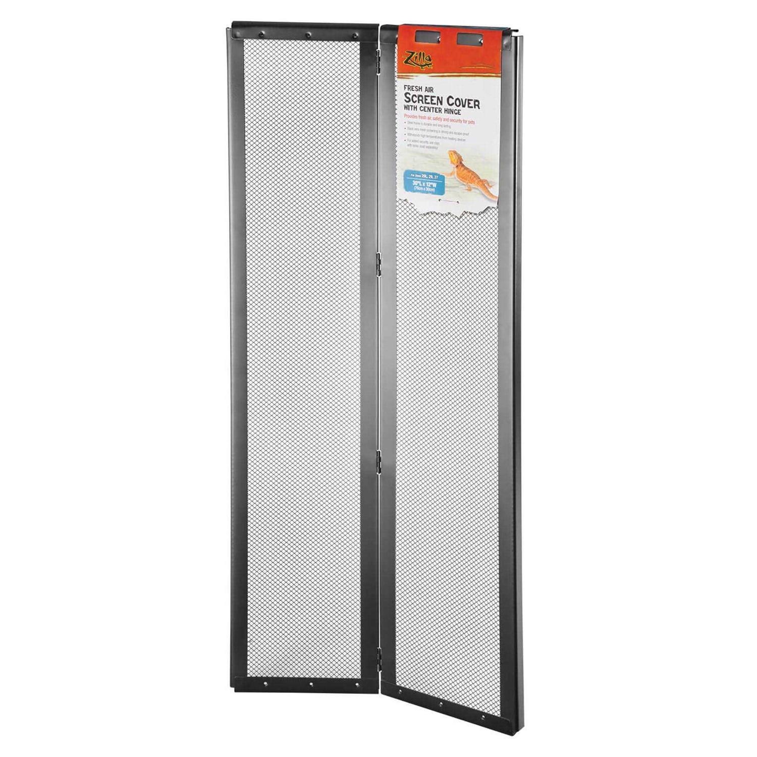 Zilla Fresh Air Screen Cover with Center Hinge 30 x 12