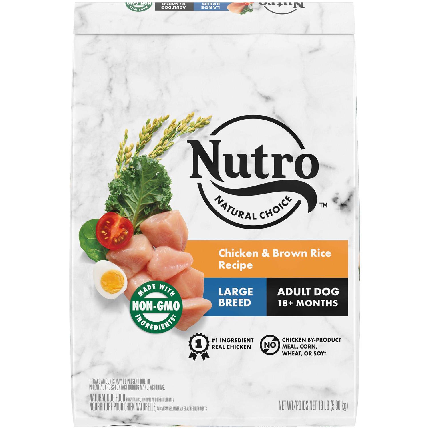 Nutro Natural Choice Large Breed Adult Chicken & Brown Rice Dry Dog Food