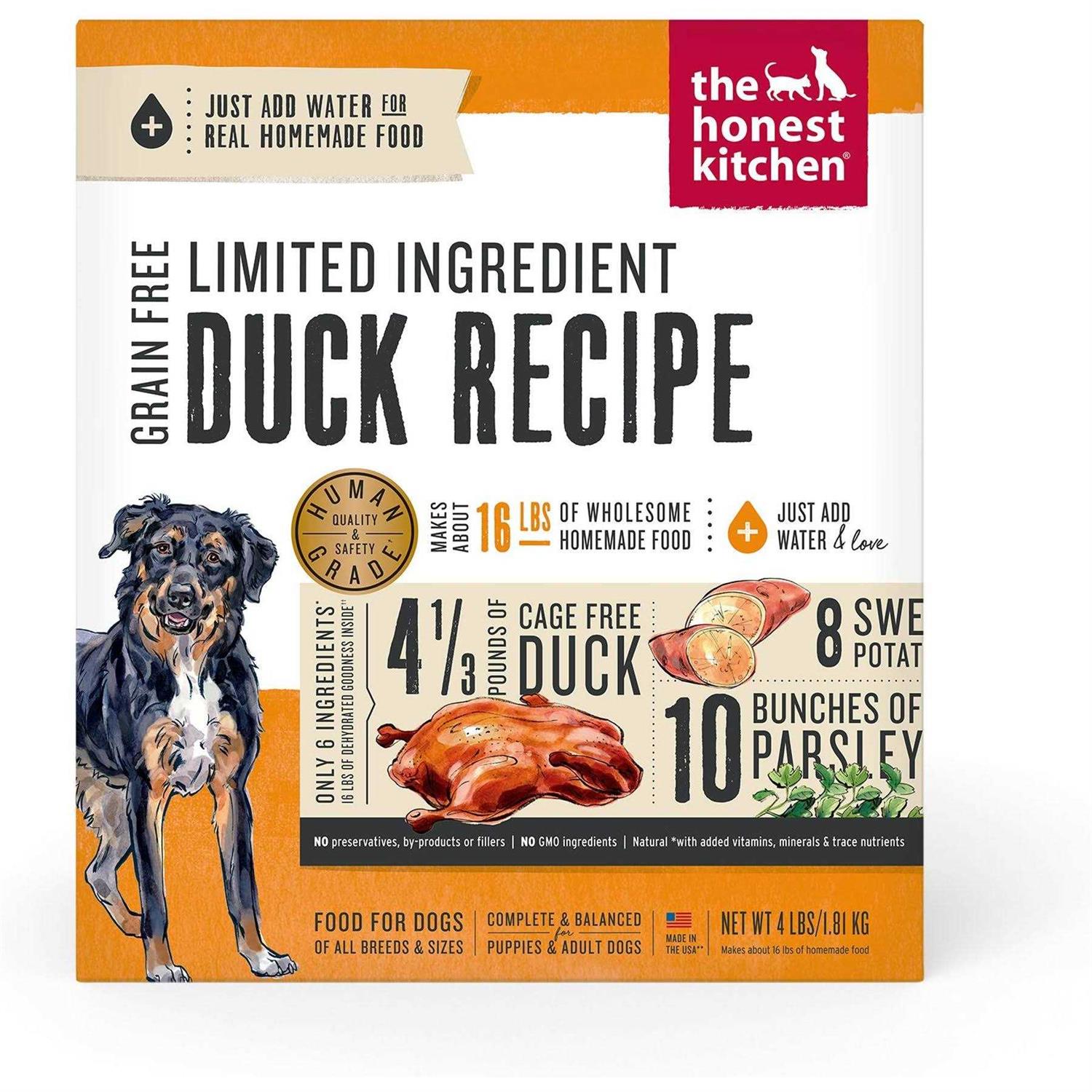 The Honest Kitchen Dehydrated Limited Ingredient Duck Dog Food