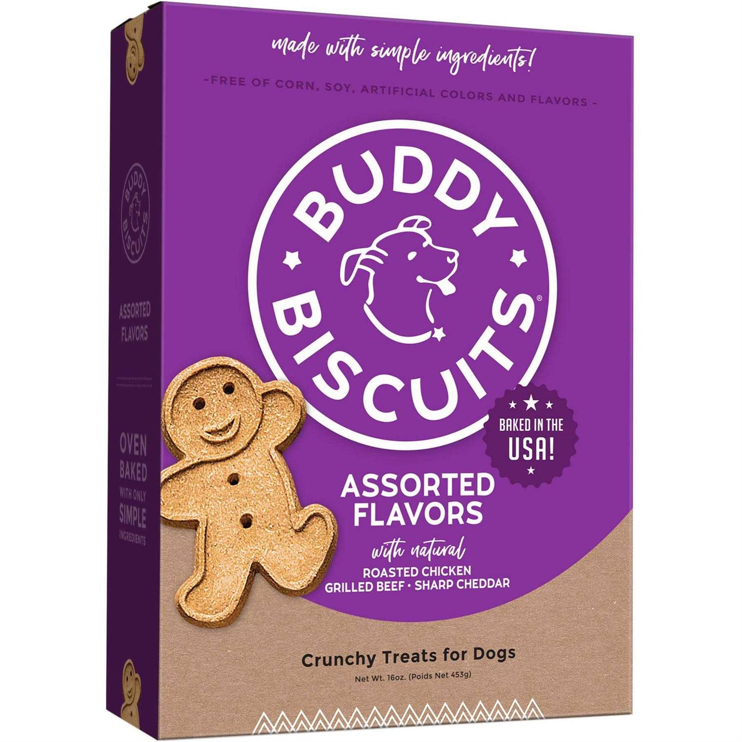Buddy Biscuits Crunchy Assorted Flavors Dog Treats