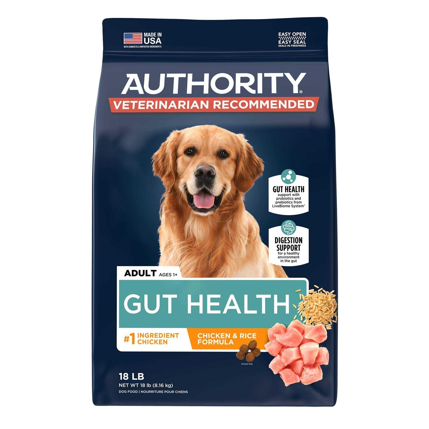 Authority Gut Health Adult Dry Dog Food
