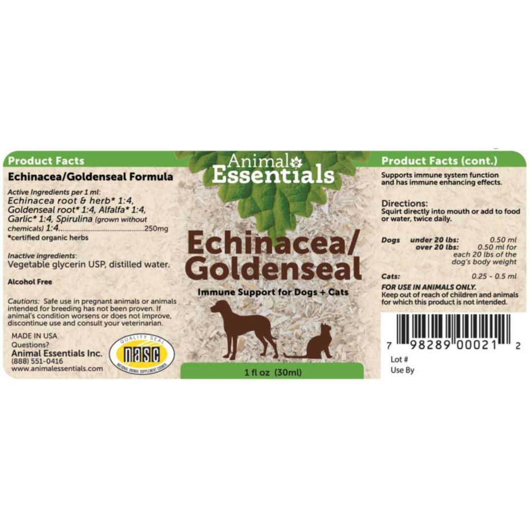 Animal Essentials Echinacea Goldenseal