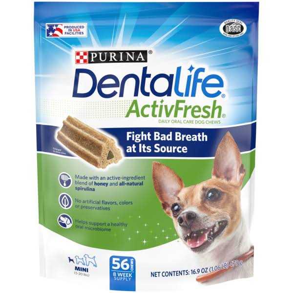 DentaLife Purina ActivFresh Daily Oral Care Mini Dog Chews