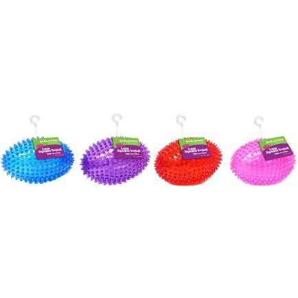 Gnawsome 4.5” Spiky Squeaker Football Dog Toy Large, Cleans Teeth and Promotes Good Dental and Gum Health for Your Pet