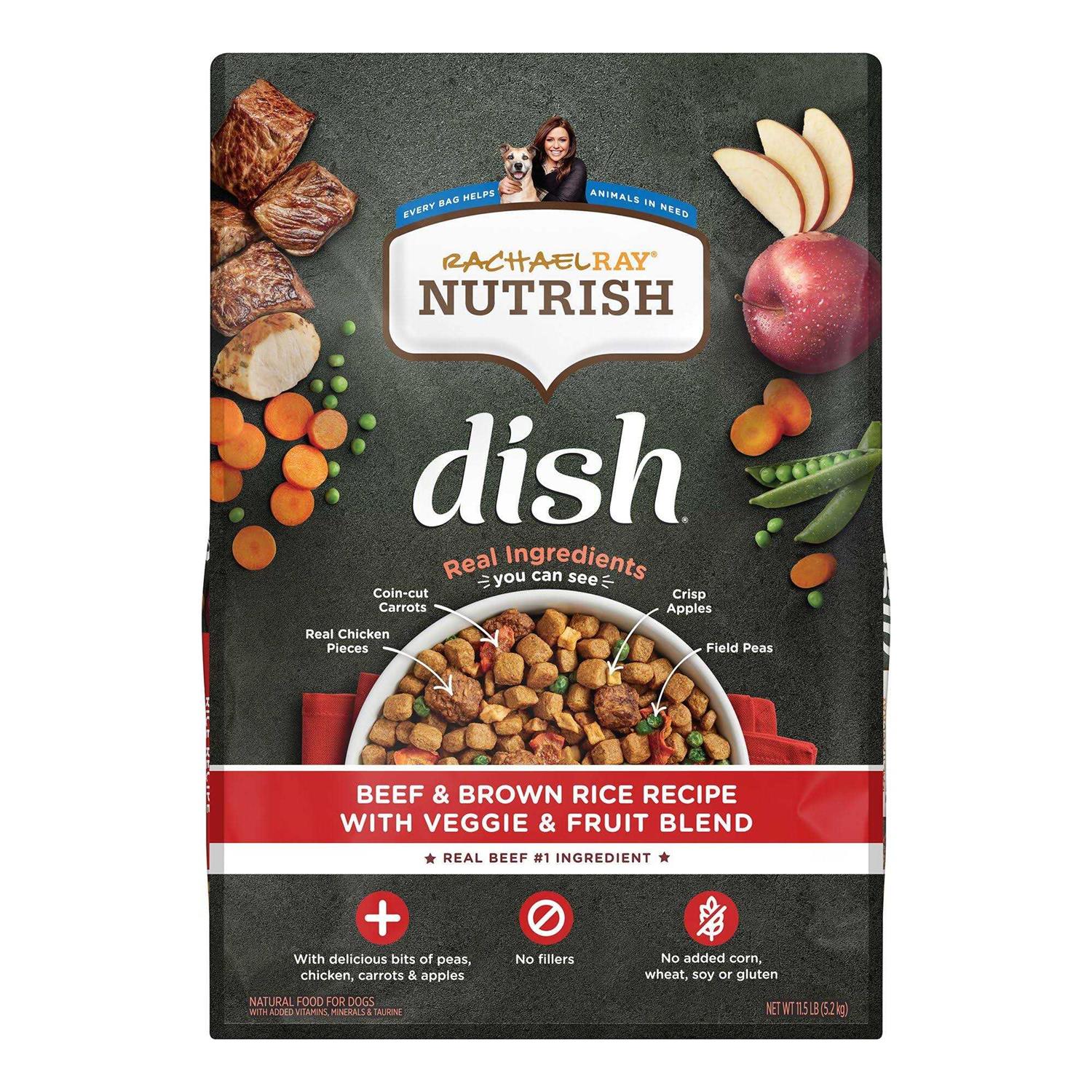 Rachael Ray Nutrish Dish Brown Rice Dog Food