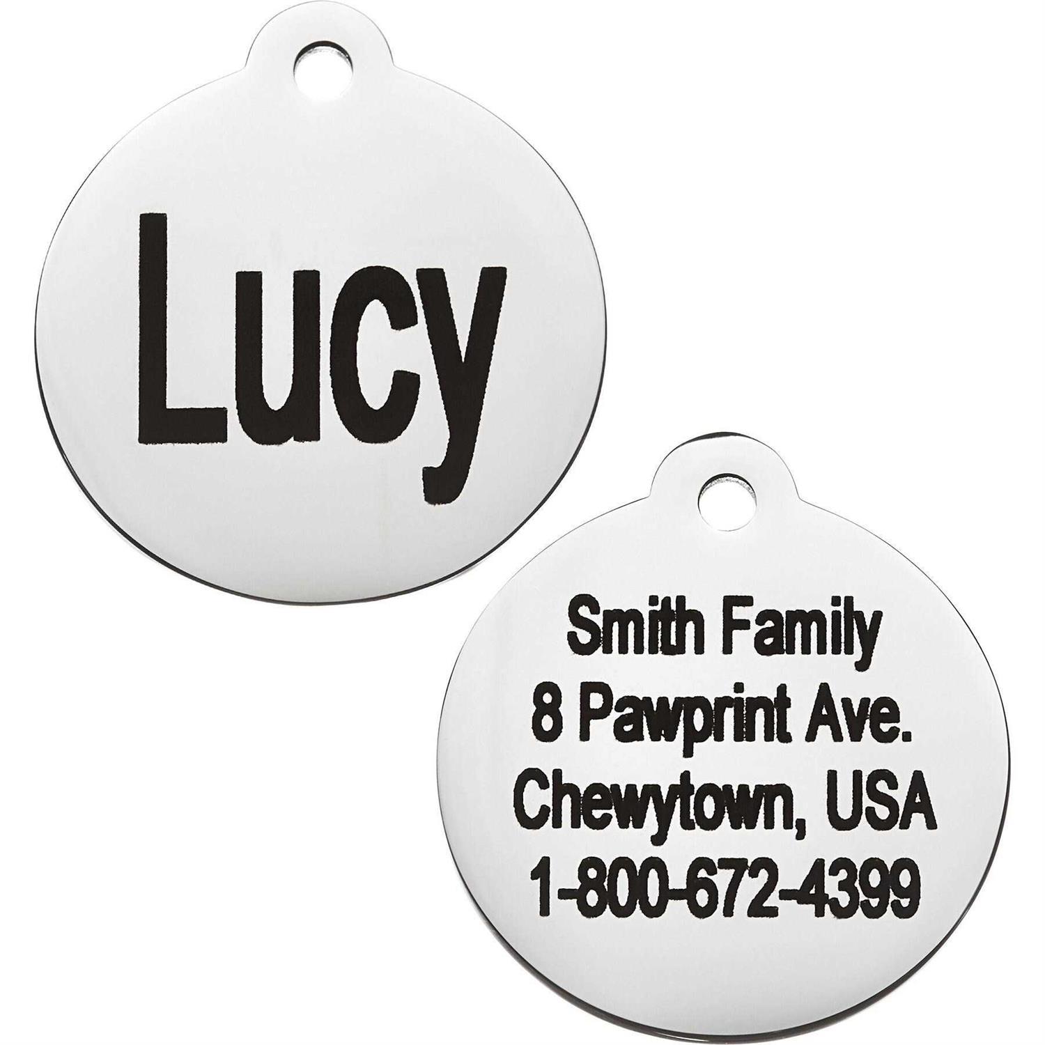 Frisco Stainless Steel Personalized Dog & Cat Tag