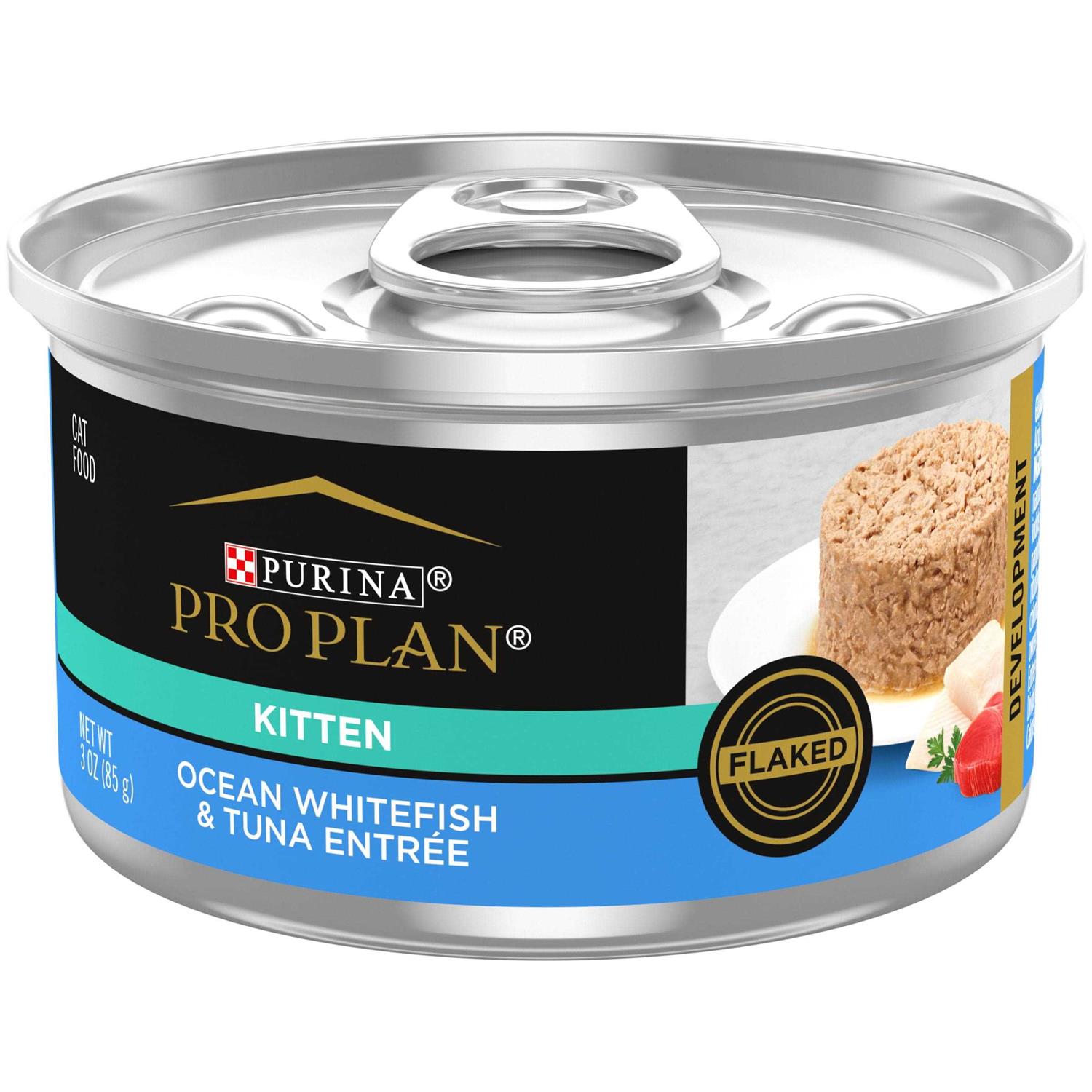 Purina Pro Plan Focus Kitten Flaked Ocean Whitefish & Tuna Entree Canned Cat Food