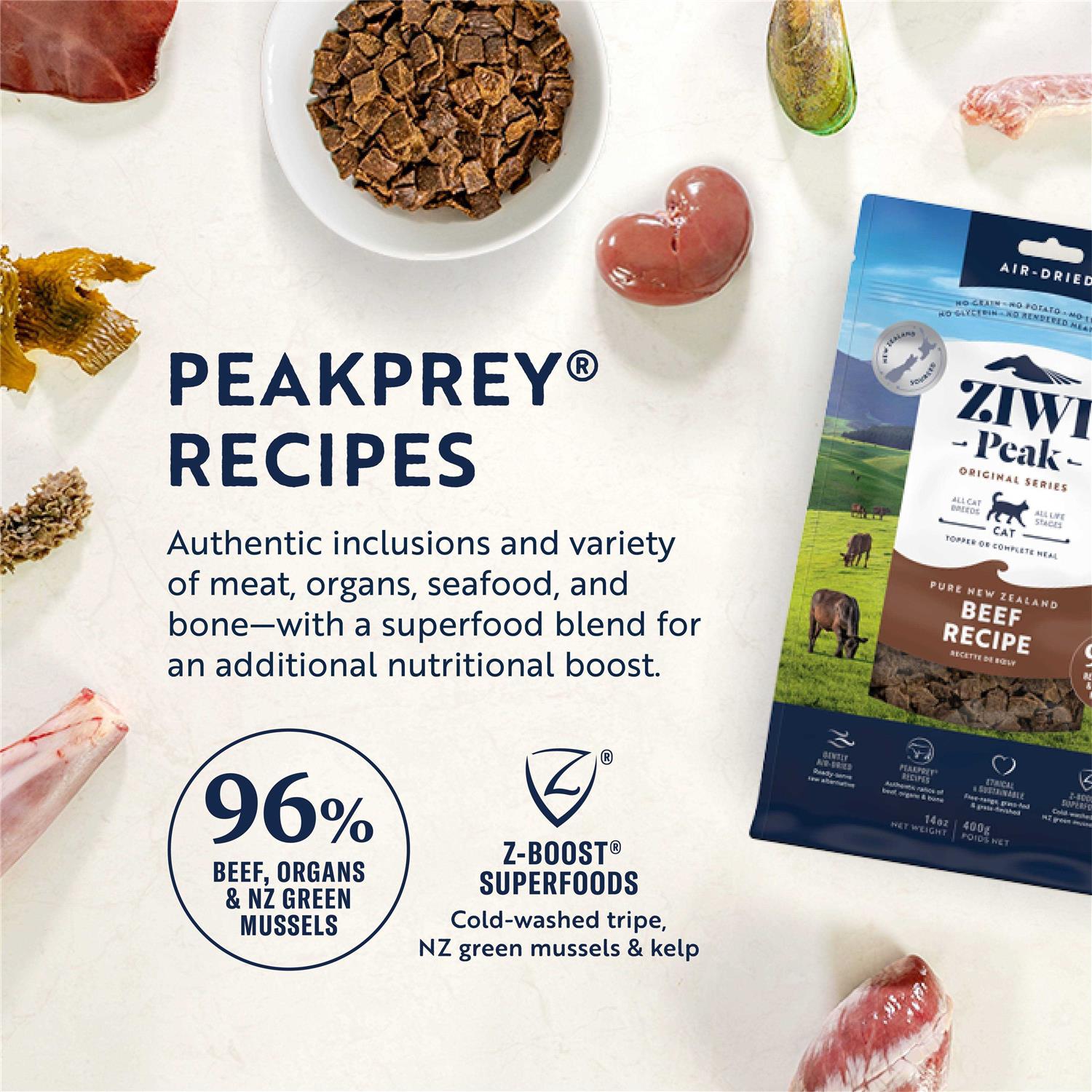 Ziwi Peak Air Dried Beef Cat Food