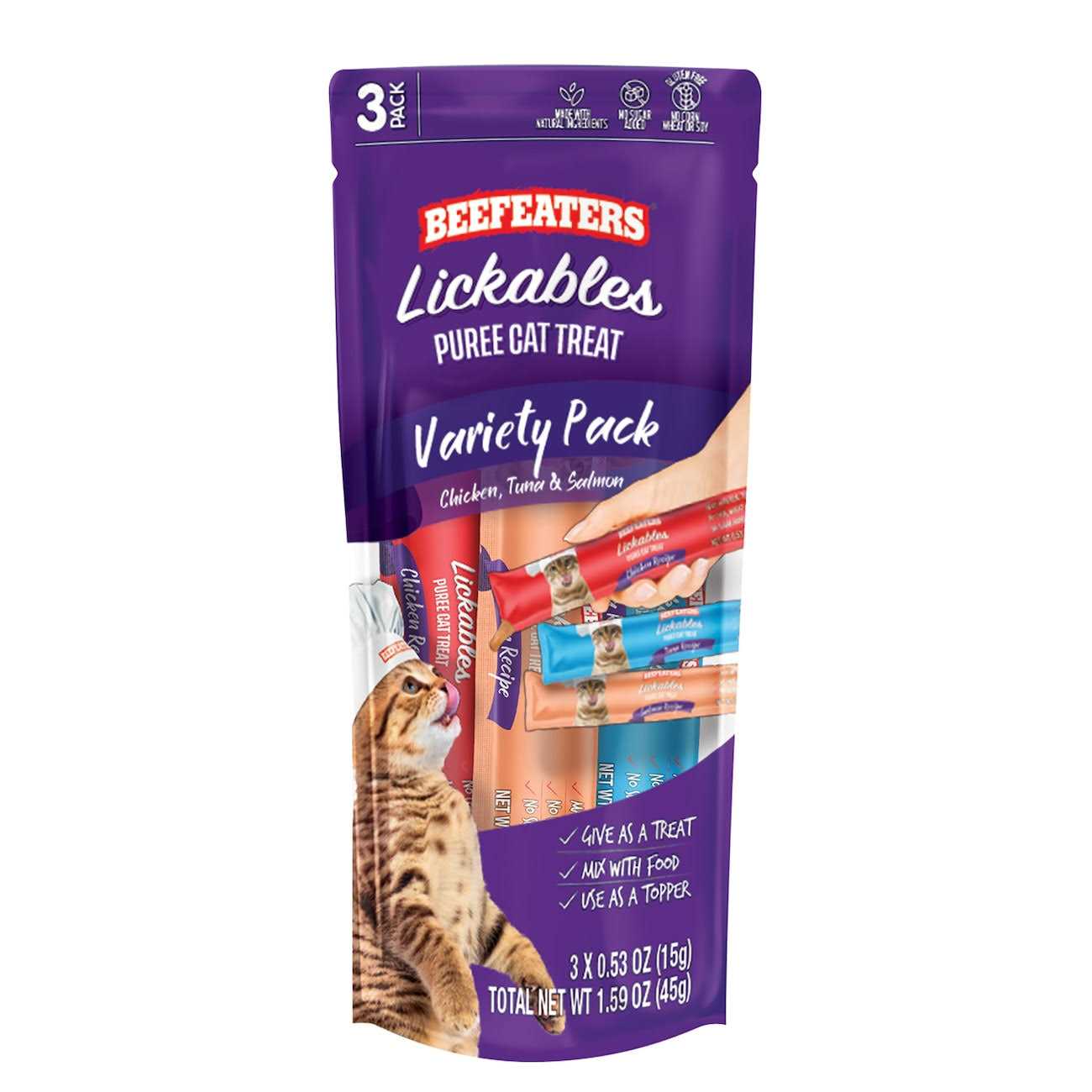 Beefeaters Lickables Puree Cat Treats
