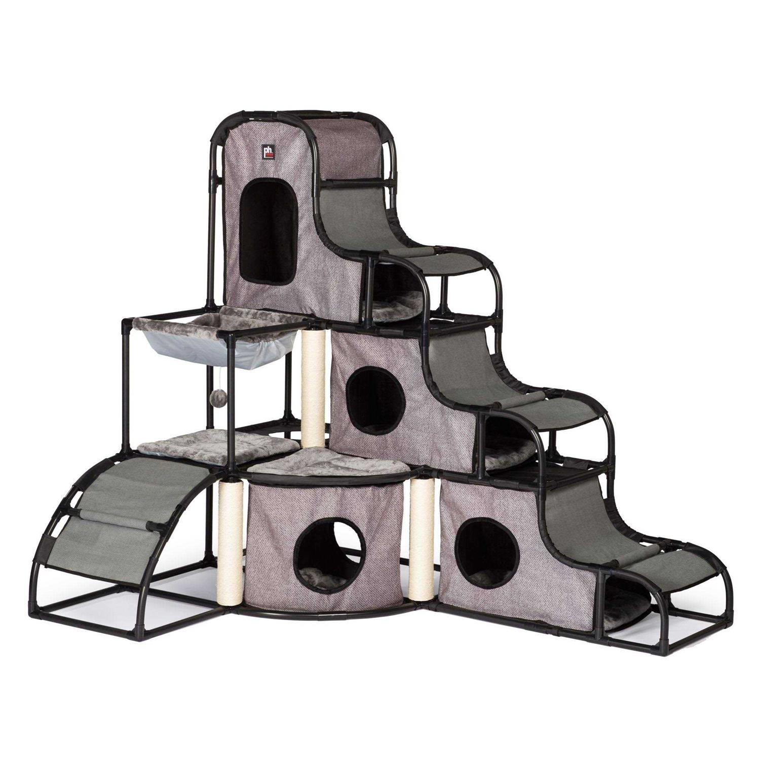 Prevue Pet Products Catville Tower Gray