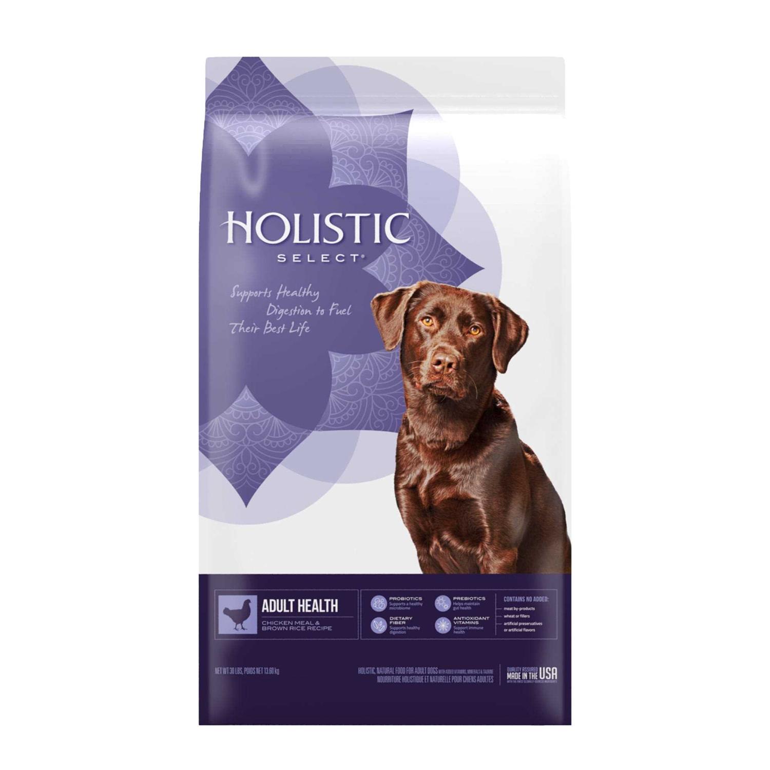 Holistic Select Adult Health Chicken Meal Rice Dry Dog Food