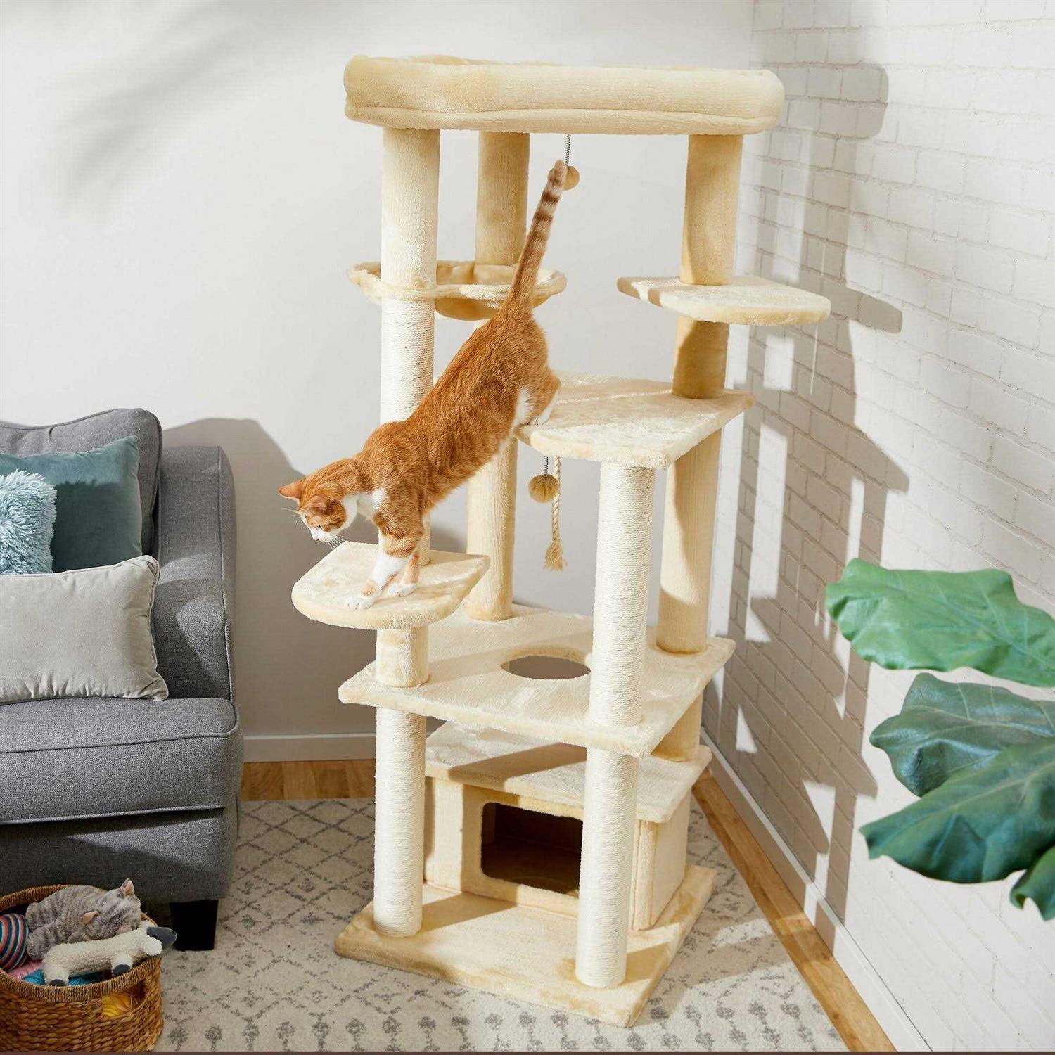 Frisco 65-in XXL Heavy Duty Cat Tree