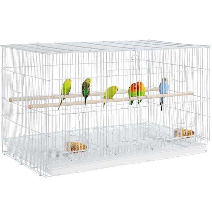 Topeakmart 18 Flight Cage with Slide-Out Tray for Birds