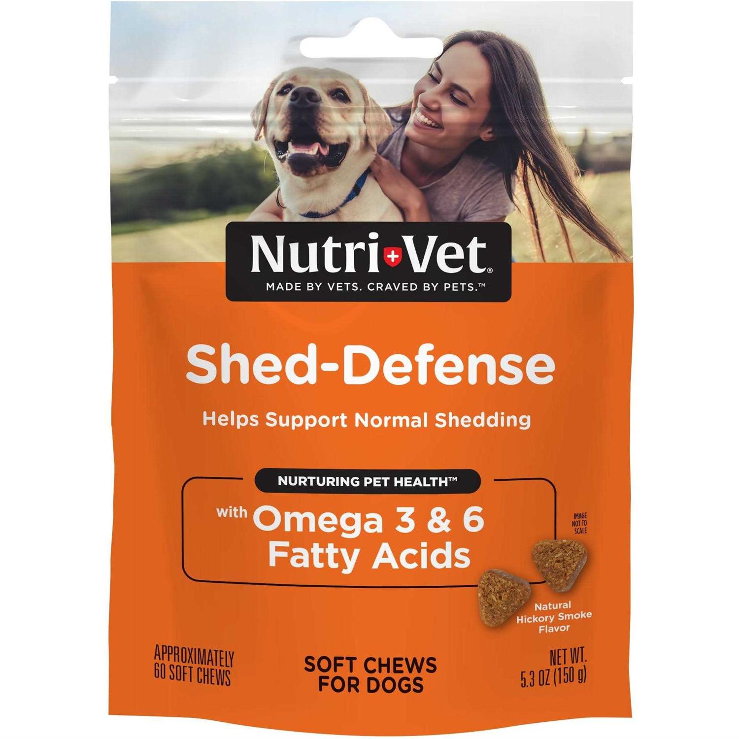 Nutri-Vet Shed Defense Soft Chews for Dogs