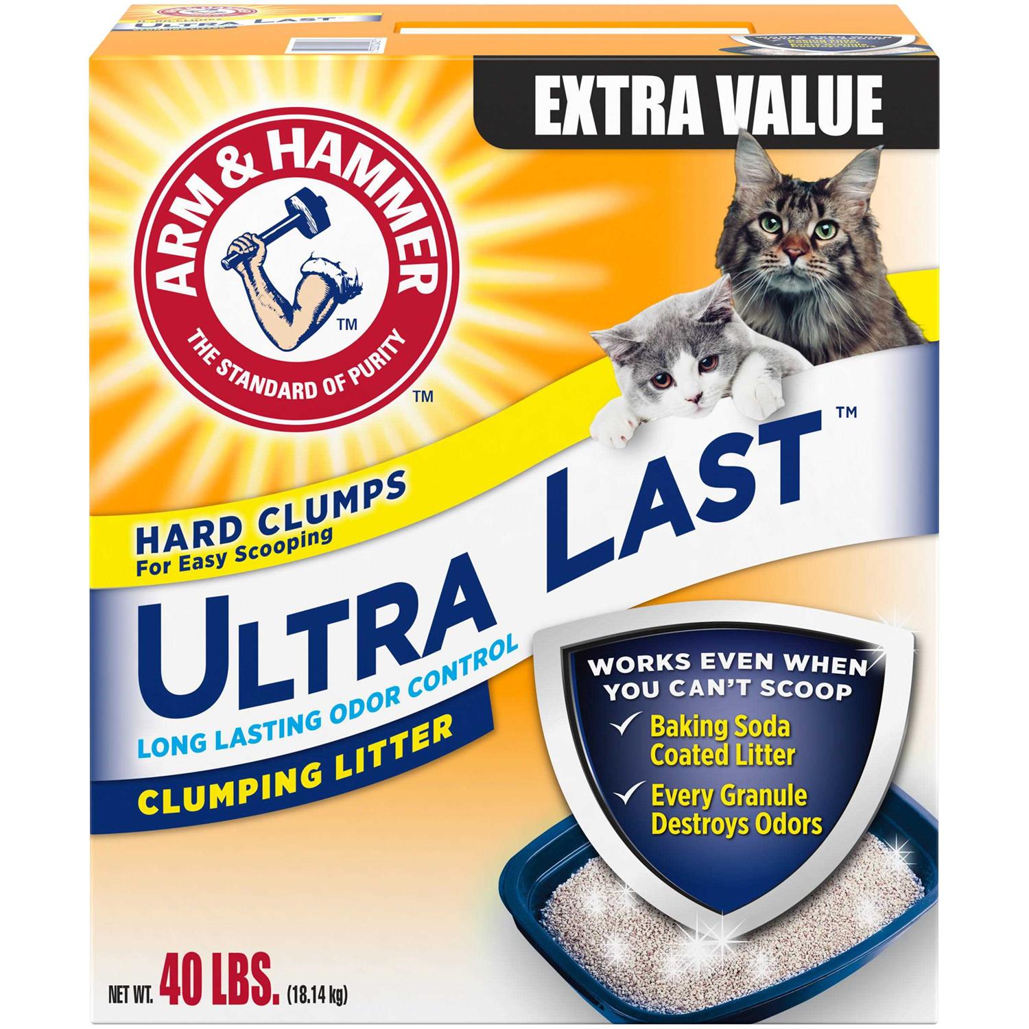 Arm & Hammer Ultra Last Clumping Litter
