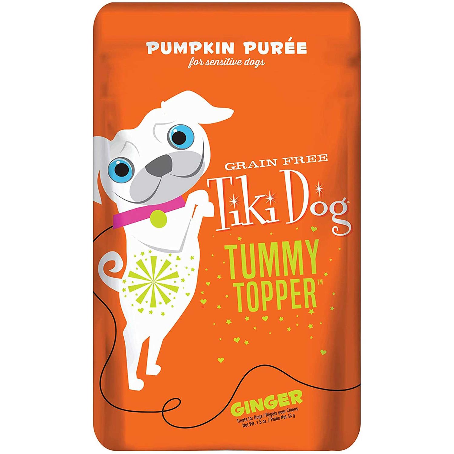 Tiki Dog Tummy Topper Pumpkin Ginger