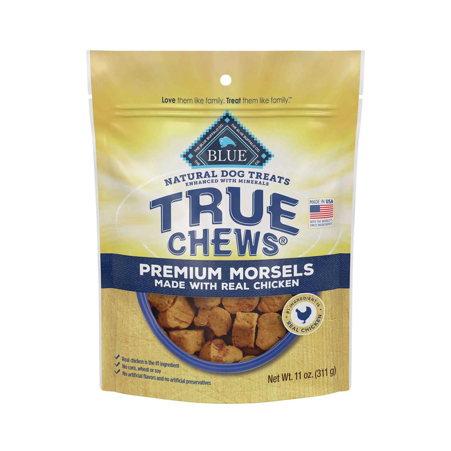 Blue Buffalo True Chews Premium Morsels Chicken Dog Treats