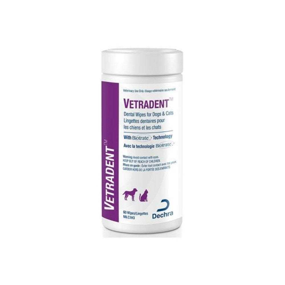 Dechra Vetradent Dental Wipes for Dogs Cats