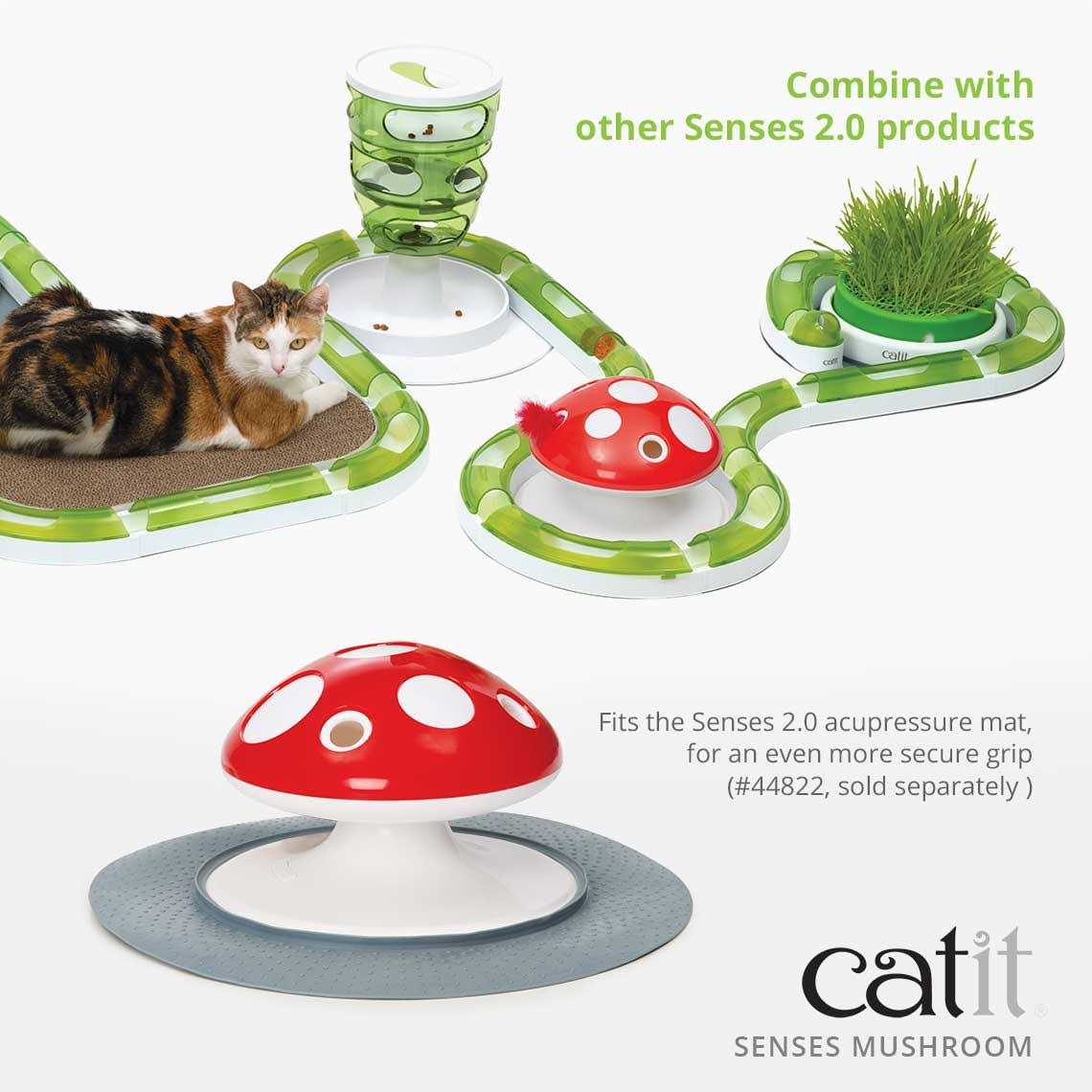 Catit Senses Mushroom Interactive Cat Toy