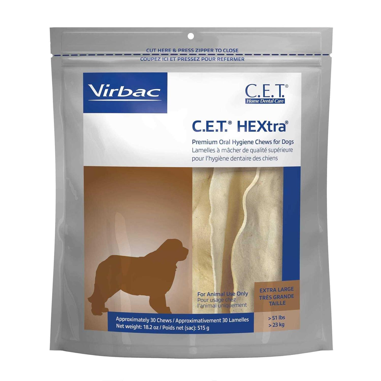 Virbac C.E.T. HEXtra Premium Chews Dogs
